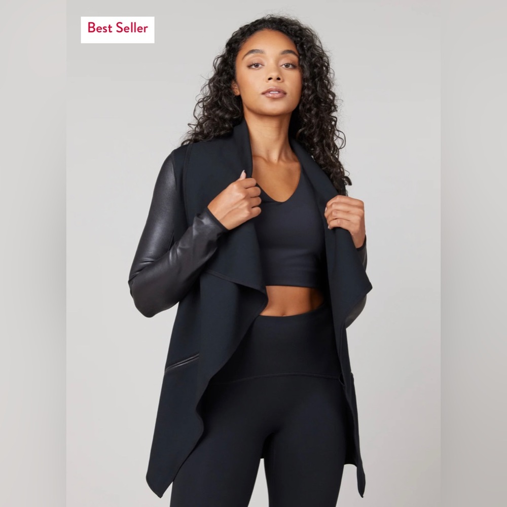 Spanx Drape Front Jacket M